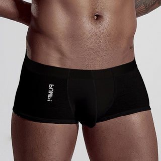 Lingeries Cotton Patchwork Low waist Sexy Men Underwear Boxer Shorts New Trunks Mens Boxershorts Underware Boxers Funny ALODIA STORE