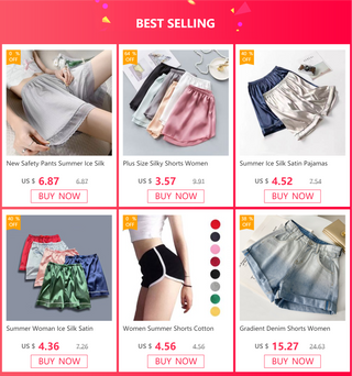 Fashion Ice Silk Safety Pants Women Summer Sexy Cool Comfort Sleep Bottoms Simple Home Shorts Ladies Pajama Shorts Underwear ALODIA STORE