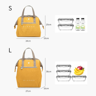 Lunch Bag Waterproof Fresh Cooler Bags Thermal Cooler Lunch Box Bag Refrigerator Portable For Women Lunch Box Picnic Food Bag ALODIA STORE