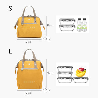 Lunch Bag Waterproof Fresh Cooler Bags Thermal Cooler Lunch Box Bag Refrigerator Portable For Women Lunch Box Picnic Food Bag ALODIA STORE