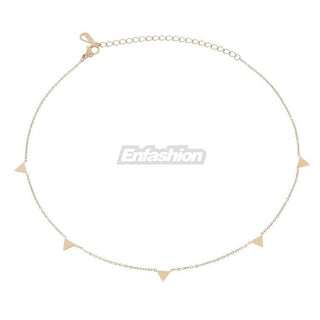 Enfashion Geometric Triangle Circle Star Choker Necklace Gold color Necklaces Pendants Stainless Steel Necklace Women chocker ALODIA STORE