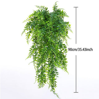 Artificial Plant Vines Grass Wall Hanging Leaves Garland Outdoor Wedding Home Garden Decoration Green Fake Rattan Ivy Arrange ALODIA STORE