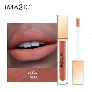 IMAGIC Lipgloss Matte 20 Colors Lip Gloss Velvety Lipstick Liquid Matte Waterproof Lip Tint Full & rich Sexy Lip Makeup Cosmetic ALODIA STORE