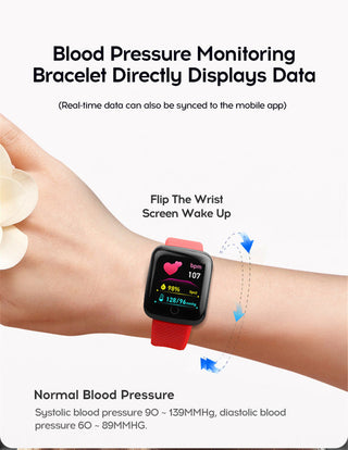 Twitch  Smart Watch Men Women Bluetooth Fitness Tracker Bracelet Sport Heart Rate Blood Pressure Kids Smartwatch for IOS Android ALODIA STORE