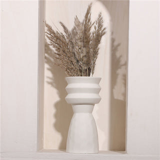 Nordic Ins Creative Ceramics Vase Home Ornaments White Vegetarian Flower Pot Vases Home Decorations Craft Gifts ALODIA STORE