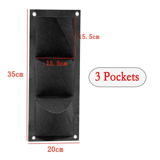 NEW Wall Hanging Pockets Planting Bags Flower Pot Waterproof Grow Bag Garden Planter Vertical Suculentas Plant Pot Home Decor ALODIA STORE