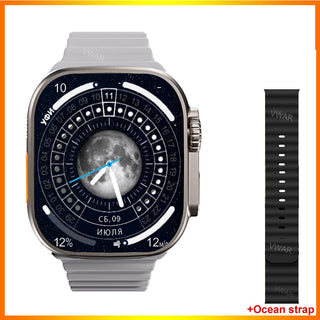 2022 VWAR ZD8 Ultra MAX Smart Watch Series 8 Titanium Alloy 1:1 49mm Case Bluetooth Call NFC ECG IP68 Waterproof Smartwatch Men ALODIA STORE