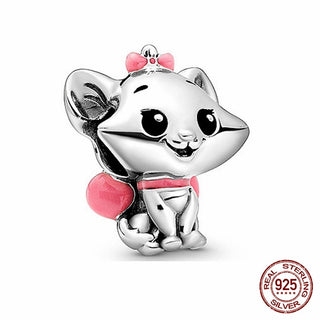 new 100% 925 sterling silver disney charm of ley 925 Chain Beaded Suitable For Ladies Original Pandora Bracelet DIY Jewelry ALODIA STORE