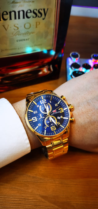 MINI FOCUS Watches Mens Top Brand Luxury Gold Watch Calendar Waterproof Chronograph Multifunction Business relogio masculino New ALODIA STORE