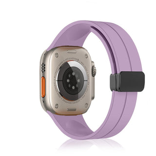 Magnetic Strap For Apple watch ultra band 44mm 45mm 49mm 40mm 41mm 42mm 38mm 45 mm Silicone Bracelet iWatch Series 7 8 se 6 5 3 ALODIA STORE