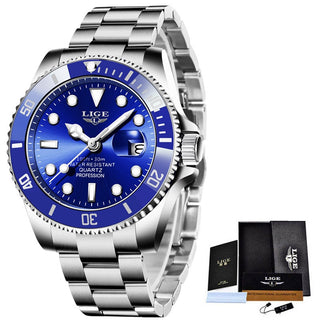 2022 Top Brand Luxury Fashion Diver Watch Men 30ATM Waterproof Date Clock Sport Watches Mens Quartz Wristwatch Relogio Masculino ALODIA STORE