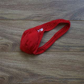 Men Sexy Lingerie Underwear Unilateral Tie T Pants Low Waist Sexy Thong Gays Clothes Sissy Panties Mens G-strings Pouch Bikini ALODIA STORE
