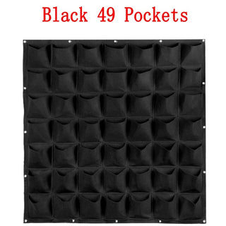 NEW Wall Hanging Pockets Planting Bags Flower Pot Waterproof Grow Bag Garden Planter Vertical Suculentas Plant Pot Home Decor ALODIA STORE