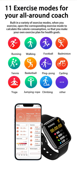 2023 Smart Watch Women Series 8 2.0 " Screen Bluetooth Call Heart Rate Blood Pressure Men Smartwatch for Apple Watch IWO Watch 8 ALODIA STORE