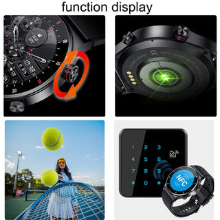 LIGE ECG+PPG Bluetooth Call Smart Watch Men 2022 Sports Bracelet NFC Waterproof Custom Watch Face Men SmartWatch For IOS Android ALODIA STORE