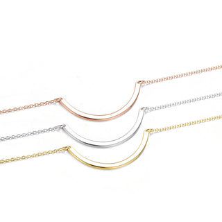 eManco Women Statement Stainless Steel Necklace for Women Simple Thin Chain Necklace Choker Necklace Luxury Designer Jewelry ALODIA STORE
