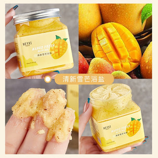 Fruity Body Scrub Back Foot Hand Body Exfoliating Moisturizer Deep Cleansing Moisturizing Dead Skin Removal Skin Care Exfoliator ALODIA STORE
