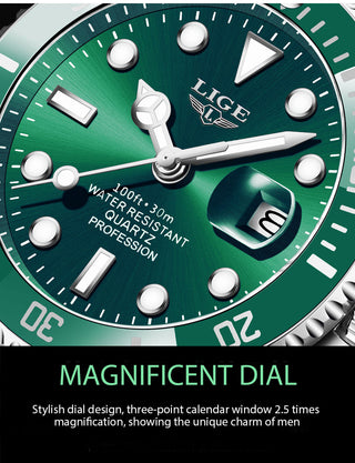2022 Top Brand Luxury Fashion Diver Watch Men 30ATM Waterproof Date Clock Sport Watches Mens Quartz Wristwatch Relogio Masculino ALODIA STORE