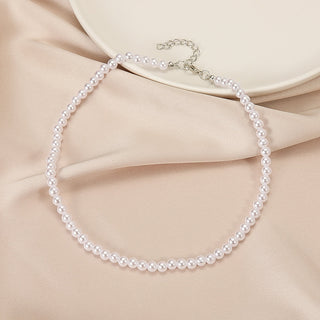 Trendy Love Pearl Necklace Female Personality Travel Party Fashion Clavicle Necklace Accessories collar perlas collar ALODIA STORE