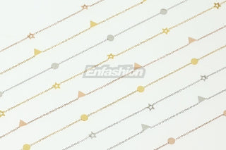 Enfashion Geometric Triangle Circle Star Choker Necklace Gold color Necklaces Pendants Stainless Steel Necklace Women chocker ALODIA STORE