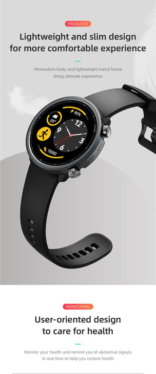 Mibro A1 Smartwatch Global Version Blood Oxygen Heart Rate Monitor 5ATM Waterproof Fashion Bluetooth Sport Men Women Smart Watch ALODIA STORE