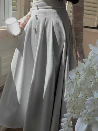 Korean Suit 2023 Autum 2 Piece Dress Set Long Sleeve Crop Tops + Casual ALODIA STORE