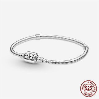 new 100% 925 sterling silver disney charm of ley 925 Chain Beaded Suitable For Ladies Original Pandora Bracelet DIY Jewelry ALODIA STORE