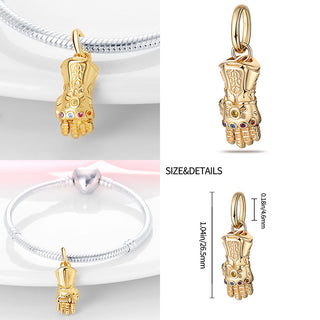 new 100% 925 sterling silver disney charm of ley 925 Chain Beaded Suitable For Ladies Original Pandora Bracelet DIY Jewelry ALODIA STORE