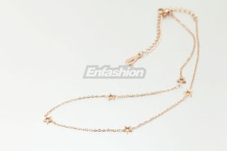 Enfashion Geometric Triangle Circle Star Choker Necklace Gold color Necklaces Pendants Stainless Steel Necklace Women chocker ALODIA STORE