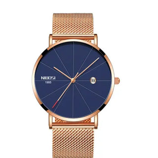 NIBOSI Ultra Thin Fashion Men Watch Top Luxury Brand Business Quartz Watches Waterproof Sports Watch Men Clock Relogio Masculino ALODIA STORE