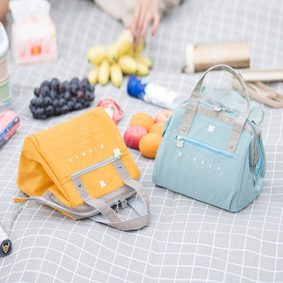 Lunch Bag Waterproof Fresh Cooler Bags Thermal Cooler Lunch Box Bag Refrigerator Portable For Women Lunch Box Picnic Food Bag ALODIA STORE