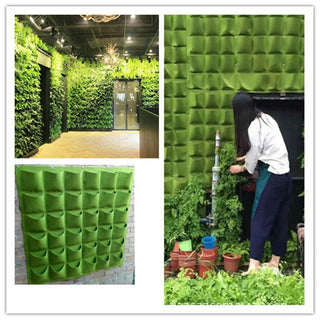 NEW Wall Hanging Pockets Planting Bags Flower Pot Waterproof Grow Bag Garden Planter Vertical Suculentas Plant Pot Home Decor ALODIA STORE