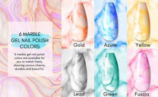 Makartt Marble Nail ALODIA STORE