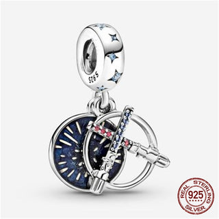 new 100% 925 sterling silver disney charm of ley 925 Chain Beaded Suitable For Ladies Original Pandora Bracelet DIY Jewelry ALODIA STORE