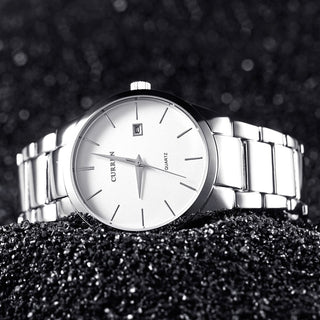 CURREN Top Brand Luxury Fashion Simple Men Watches Slim Steel Strap Waterproof Watch for Man Quartz Business Watch Clock 8106 ALODIA STORE