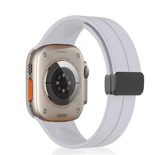 Magnetic Strap For Apple watch ultra band 44mm 45mm 49mm 40mm 41mm 42mm 38mm 45 mm Silicone Bracelet iWatch Series 7 8 se 6 5 3 ALODIA STORE