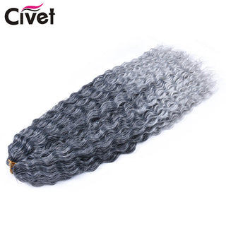 Synthetic Ariel Curl Hair Water Weave Passion Twist Crochet Braids Hair Extensions Ombre Blonde Pink Braiding Hair For Women ALODIA STORE