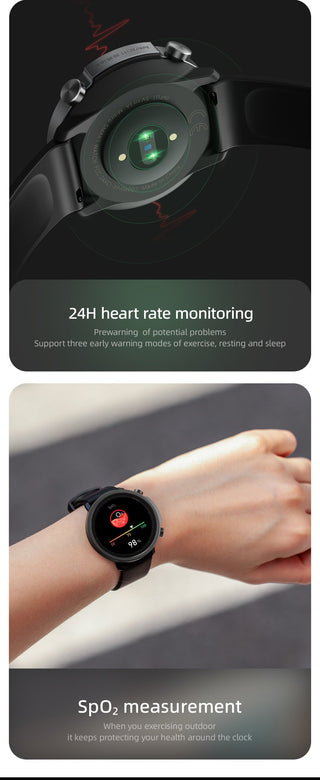 Mibro A1 Smartwatch Global Version Blood Oxygen Heart Rate Monitor 5ATM Waterproof Fashion Bluetooth Sport Men Women Smart Watch ALODIA STORE