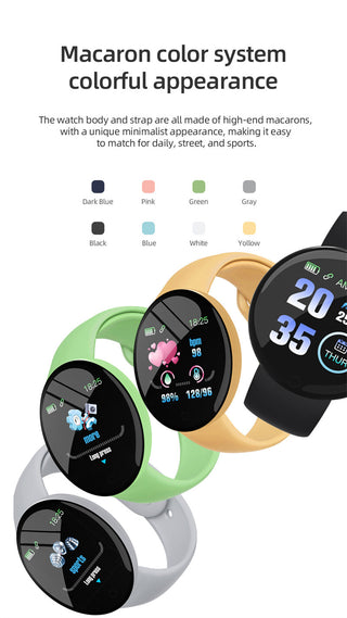 Twitch  Smart Watch Men Women Bluetooth Fitness Tracker Bracelet Sport Heart Rate Blood Pressure Kids Smartwatch for IOS Android ALODIA STORE