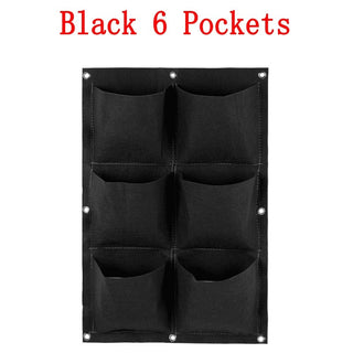 NEW Wall Hanging Pockets Planting Bags Flower Pot Waterproof Grow Bag Garden Planter Vertical Suculentas Plant Pot Home Decor ALODIA STORE