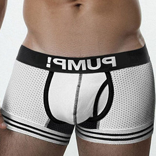 Lingeries Cotton Patchwork Low waist Sexy Men Underwear Boxer Shorts New Trunks Mens Boxershorts Underware Boxers Funny ALODIA STORE