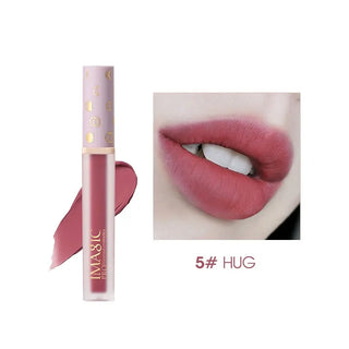IMAGIC New12-Color Liquid Lipstick Matte Makeup Lips Silky-Smooth Long-Lasting Gloss High Pigment Lip&Cheek Waterproof Lip Mud ALODIA STORE