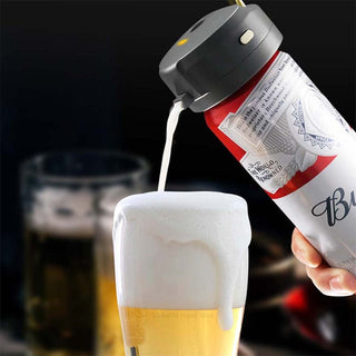 Portable Electric Beer Dispensers 40000 Times/s Ultrasonic Vibration Special Purpose For Bottled & Canned Beer Foam Machine ALODIA STORE