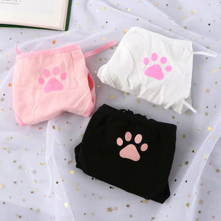Sexy Bandage Lolita Panties Low Waist Lingerie Cute Claw Women's Briefs Low Waist Animation Underwear ALODIA STORE