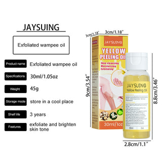 Exfoliation Yellow Peeling Oil Foot Leg Remove Dead Skin Deep Cleansing Remove Dark Whitening Body Skin Care ALODIA STORE