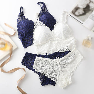 Sexy Lace Underwear French Bra Set Comfortable Women Bras Lingeries Ladies Underwear Suit ALODIA STORE