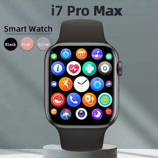 Original SmartWatch I7 Pro Max Series 7 Phone Call Custom Watch Face Sport Waterproof Man Women Wireless Charging Smart Watch ALODIA STORE