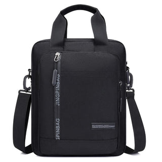 Men Canvas Shoulder Bag Multifunction Casual Travel Crossbody Bags Vintage Solid Zipper Men Messenger Top-handle Handbags ALODIA STORE