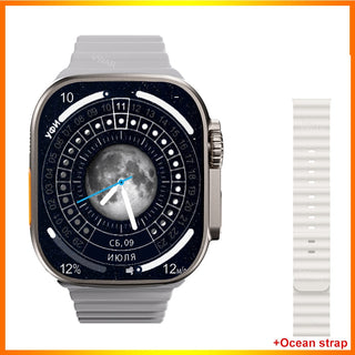 2022 VWAR ZD8 Ultra MAX Smart Watch Series 8 Titanium Alloy 1:1 49mm Case Bluetooth Call NFC ECG IP68 Waterproof Smartwatch Men ALODIA STORE