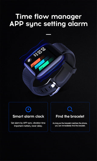 Twitch  Smart Watch Men Women Bluetooth Fitness Tracker Bracelet Sport Heart Rate Blood Pressure Kids Smartwatch for IOS Android ALODIA STORE